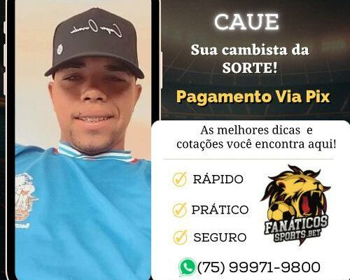 Grupo de WhatsApp FANATICOSSPORT.BET-CAUÊ🤑⚽✅