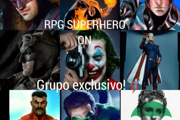 Grupo de WhatsApp RPG SUPERHERO 🔛