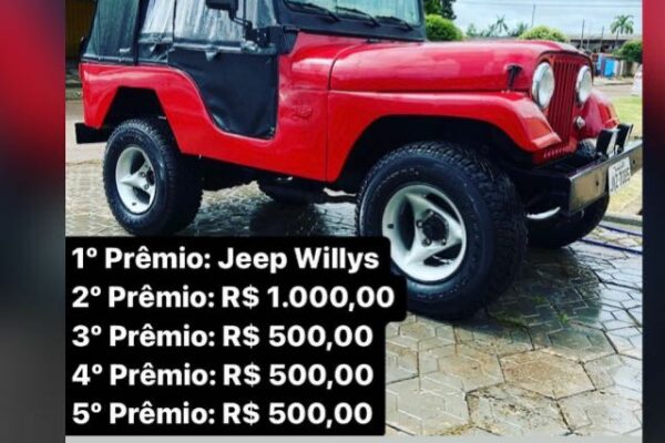 Grupo de WhatsApp Rifa Jeep Willys 1958