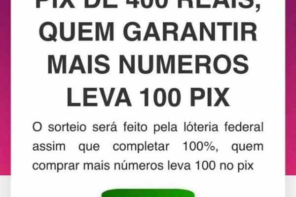 Grupo de WhatsApp Rifa de 0,75 pra 400$🚀
